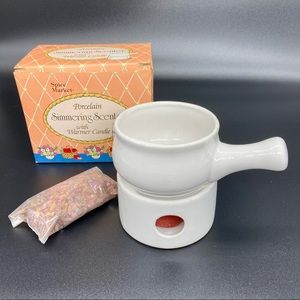Spice Market: Porcelain Simmering Scenter with Warming Candle